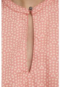 Mustang sukienka kolor pomarańczowy maxi rozkloszowana. Kolor: pomarańczowy. Materiał: tkanina. Typ sukienki: rozkloszowane. Długość: maxi #5