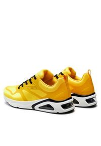 skechers - Skechers Sneakersy Tres-Air Uno-Revolution-Airy 183070/YEL Żółty. Kolor: żółty. Materiał: materiał