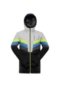 ALPINE PRO - Wodoodporna zimowa kurtka męska Alpine Pro Feedr 3XL. Kolor: fioletowy. Sezon: zima. Sport: turystyka piesza