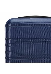 Wittchen - Komplet walizek z polikarbonu tłoczonych granatowy. Kolor: niebieski. Materiał: guma #4