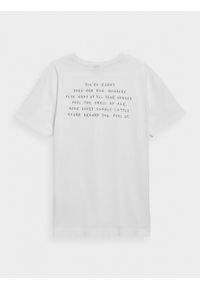 outhorn - T-shirt z nadrukiem męski. Okazja: na co dzień. Materiał: jersey, bawełna. Wzór: nadruk. Styl: casual #7