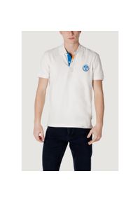 Napapijri - Polo z krótkim rękawem Mężczyzna NAPAPIJRI E-CLANIS SS. Typ kołnierza: polo. Kolor: biały. Materiał: bawełna. Długość rękawa: krótki rękaw. Długość: krótkie #1
