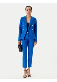 Morgan Chinosy 251-PKY.F Niebieski Slim Fit. Kolor: niebieski. Materiał: syntetyk, bawełna #5