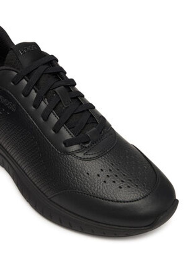 BOSS Sneakersy Titanis 50548718 Czarny. Kolor: czarny. Materiał: skóra