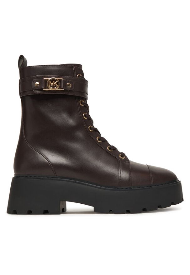 MICHAEL Michael Kors Trzewiki Mandy 40T5MAFE5L Brązowy. Kolor: brązowy. Materiał: skóra