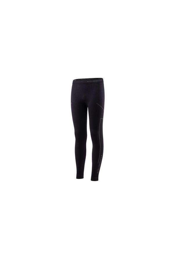 Brubeck - Leginsy Dziecięce Thermo Junior Le13540-Black-Graphite 146_140_146. Kolor: czarny. Sezon: lato. Sport: turystyka piesza