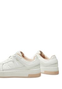 Calvin Klein Jeans Sneakersy Basket Cupsole Low Mix YW0YW01650 Biały. Kolor: biały. Materiał: skóra #6