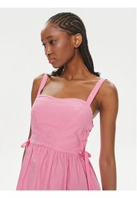 Pinko Sukienka letnia Amazonia 103566 A1WP Różowy Regular Fit. Kolor: różowy. Materiał: bawełna. Sezon: lato