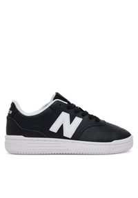 New Balance Sneakersy GSB80BW Czarny. Kolor: czarny. Materiał: skóra