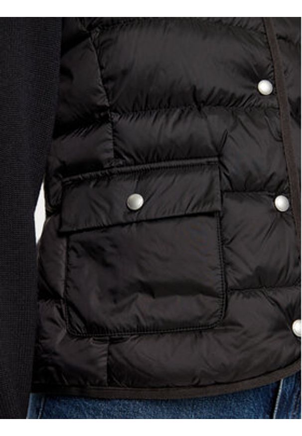 TOMMY HILFIGER - Tommy Hilfiger Kurtka puchowa WW0WW44343 Czarny Slim Fit. Kolor: czarny. Materiał: syntetyk