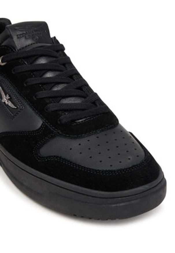 Aeronautica Militare Sneakersy 252SC0235UPL00244 Czarny. Kolor: czarny. Materiał: skóra