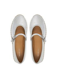 MICHAEL Michael Kors Espadryle Lynn 40S5LYFP2M Srebrny. Kolor: srebrny. Materiał: skóra #3