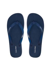 Calvin Klein Japonki Logo Strap HM0HM02105 Granatowy. Kolor: niebieski. Materiał: syntetyk #1