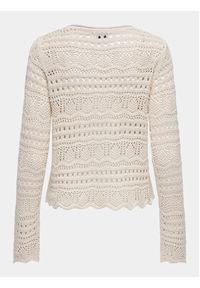 JDY Sweter Sun Lay 15287384 Beżowy Regular Fit. Kolor: beżowy. Materiał: syntetyk #6