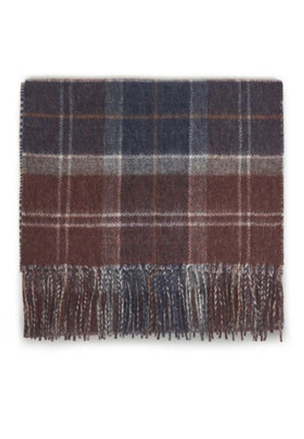 Barbour Szalik Dramside Reversible USC0401TN38 Brązowy. Kolor: brązowy. Materiał: wełna