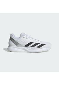 Adidas - Buty Courtflash Speed 2 Tennis. Kolor: czarny, biały, wielokolorowy. Materiał: materiał. Sport: tenis