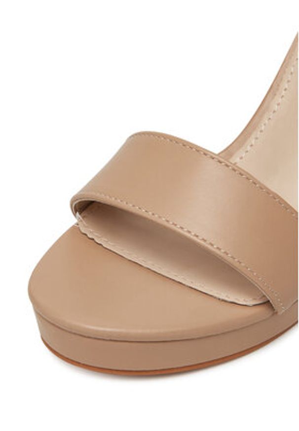 DeeZee Sandały LE601-88 Beżowy. Kolor: beżowy. Materiał: syntetyk, materiał