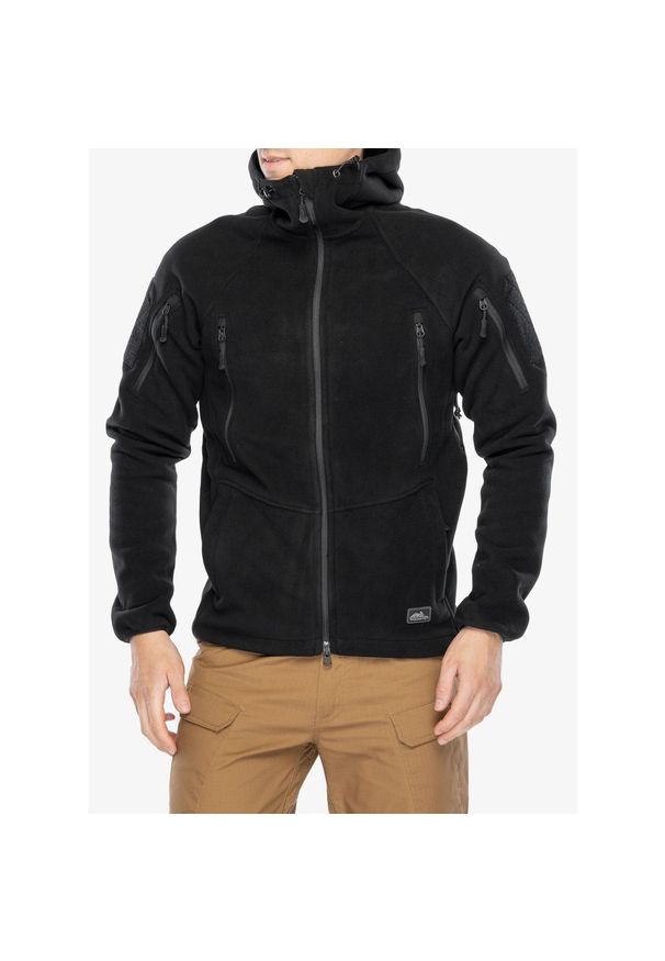 Kurtka polarowa Helikon-Tex Patriot Mk2. Kolor: czarny. Materiał: polar. Sport: turystyka piesza