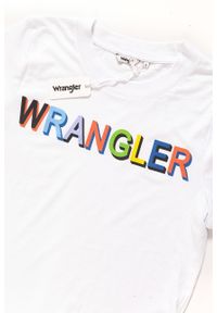 Wrangler - WRANGLER T SHIRT DAMSKI T-SHIRTS 80´S TEE WHITE W7010EV12 112130877. Wzór: kolorowy, nadruk #3