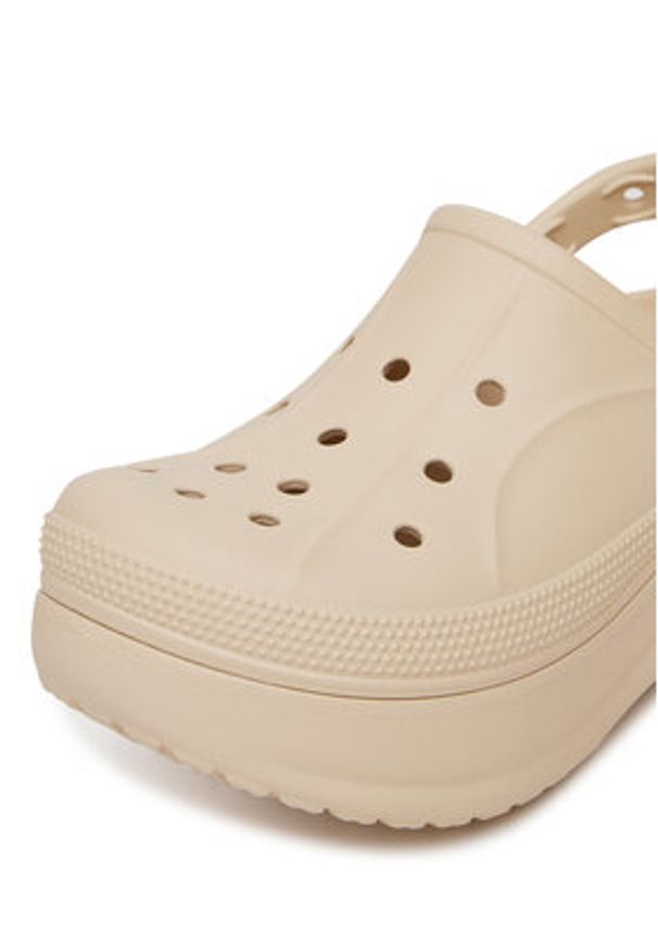 Crocs Klapki BELLA CLOG 210062-11S Beżowy. Kolor: beżowy