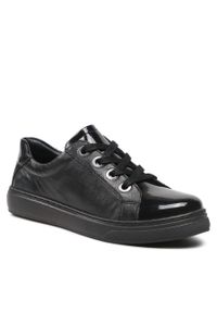 Sneakersy Sarah Karen WI23-HOLLAND-01 Black. Kolor: czarny. Materiał: skóra