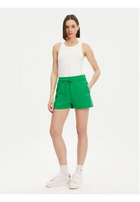 Lacoste Szorty sportowe GF5378 Zielony Regular Fit. Kolor: zielony. Materiał: bawełna #5