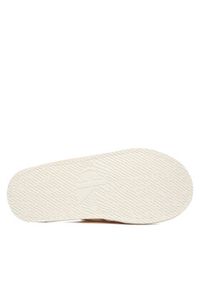 Calvin Klein Jeans Kapcie Slipper Satin Moire YW0YW02053 Écru. Kolor: kremowy. Materiał: materiał #5