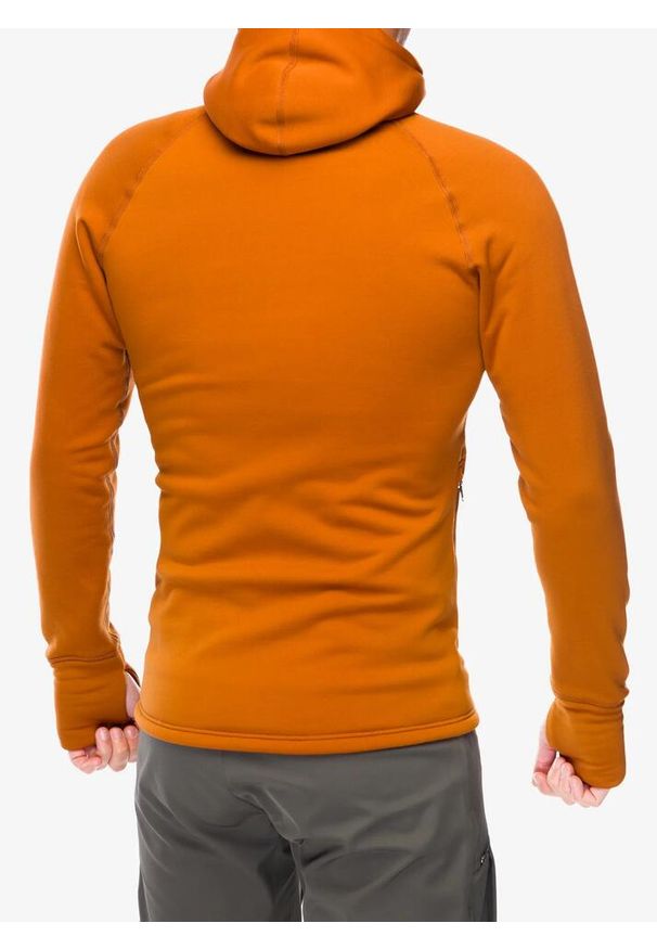 Bluza polarowa z kapturem męska Houdini Power Houdi. Typ kołnierza: kaptur. Kolor: brązowy. Materiał: polar. Sezon: zima. Sport: narciarstwo