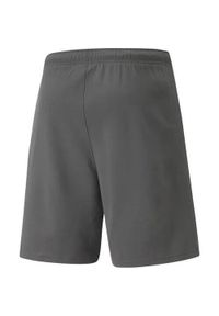 Spodenki piłkarskie męskie Puma teamRISE Short. Kolor: biały, wielokolorowy, szary. Sport: piłka nożna