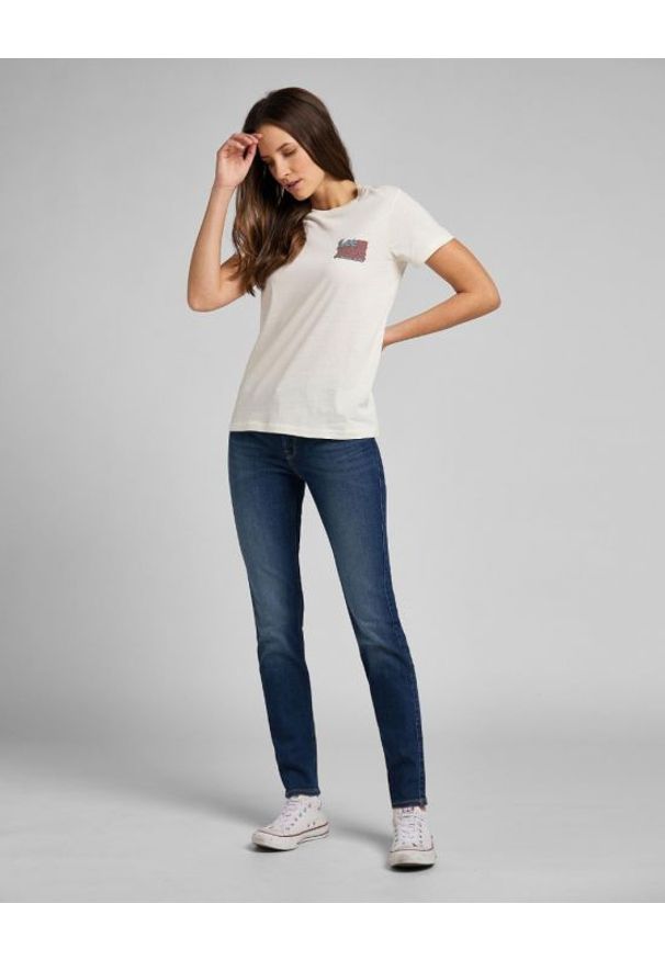 Lee - DAMSKI T-SHIRT LEE CREW NECK TEE ECRU L41LYGNQ 112109069