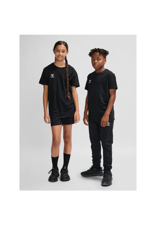 Koszulka dla dzieci Hummel Go 2.0. Kolor: czarny. Materiał: dzianina. Sport: piłka nożna