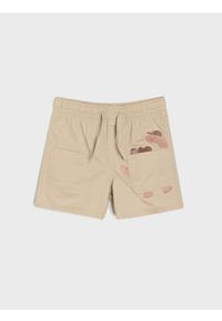 Sinsay - Szorty jeansowe - beżowy. Kolor: beżowy. Materiał: jeans #1