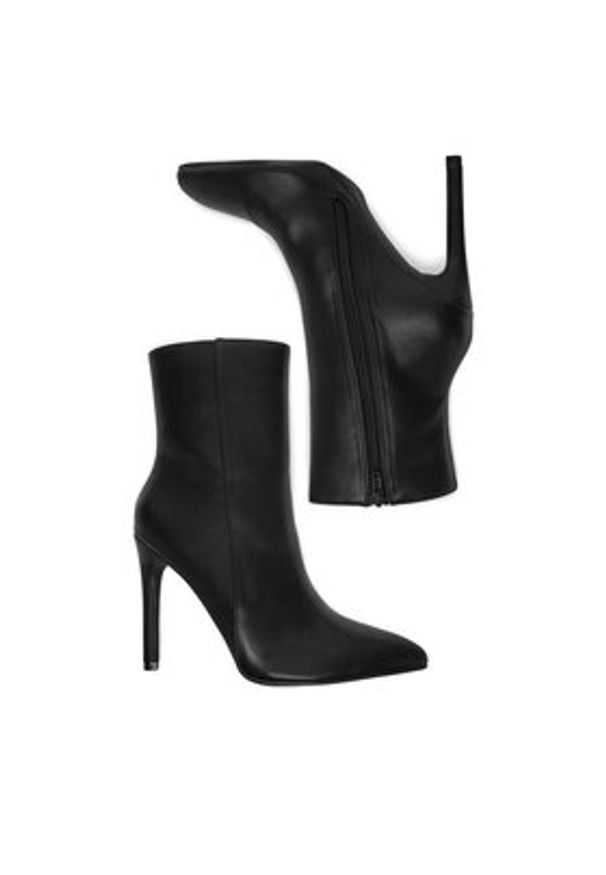 DeeZee Botki P5103 Czarny. Kolor: czarny. Materiał: syntetyk, materiał