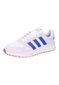 Adidas - Buty ADIDAS RUN 84 Biały. Kolor: biały, szary, wielokolorowy. Materiał: tkanina. Sport: bieganie
