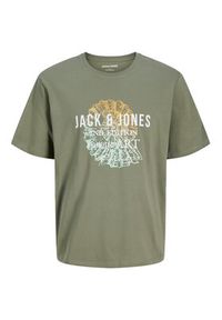 Jack & Jones T-Shirt Gradient Print 12288094 Szary Regular Fit. Kolor: szary. Materiał: bawełna. Wzór: nadruk, gradientowy #5