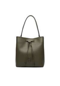 BOSS Torebka Anett Drawstring 50567602 Zielony ciemny. Kolor: zielony. Materiał: skórzane #1