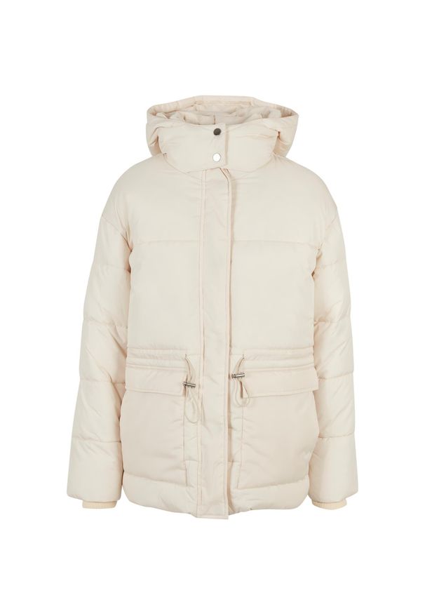 Damska dopasowana kurtka Urban Classics GT. Kolor: biały. Materiał: puch