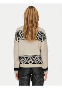 only - ONLY Golf Victoria 15321179 Beżowy Regular Fit. Typ kołnierza: golf. Kolor: beżowy. Materiał: syntetyk #7