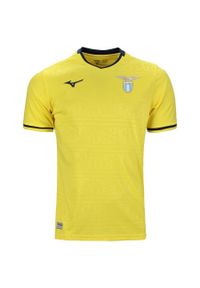 Mizuno - Koszulka wyjazdowa Lazio Rome 2024/25. Kolor: wielokolorowy, żółty, zielony. Sport: piłka nożna #1