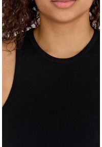 Guess - GUESS Czarna damska sukienka dzianinowa, Rozmiar M. Kolor: czarny. Materiał: dzianina, wiskoza #2