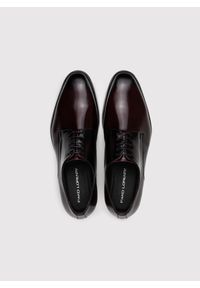 Pako Lorente - PAKO LORENTE – Eleganckie obuwie męskie w kolorze bordowym. Kolor: czerwony. Materiał: skóra. Styl: elegancki #5