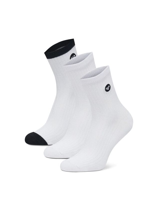 Roxy Skarpety krótkie AS_ROXY_02Z_SS25 (3-PACK) Biały. Kolor: biały. Materiał: bawełna