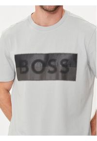 BOSS - Boss T-Shirt Tee 9 50512998 Szary Regular Fit. Kolor: szary. Materiał: bawełna #4