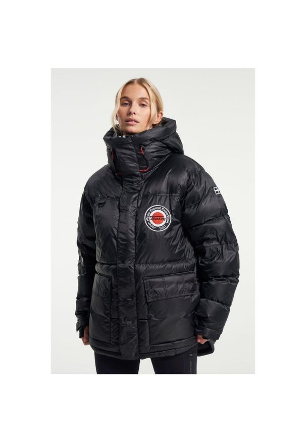 Kurtka wyprawowa Tenson Naomi. Kolor: czarny. Materiał: puch. Sezon: zima. Sport: narciarstwo