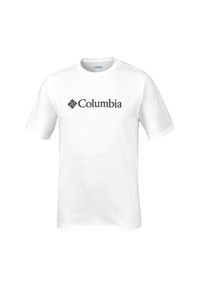 columbia - Koszulka trekkingowa męska Columbia CSC Basic Logo. Kolor: biały #1