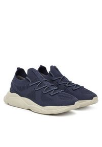 Hugo - HUGO Sneakersy Leon 50553232 Granatowy. Kolor: niebieski. Materiał: materiał