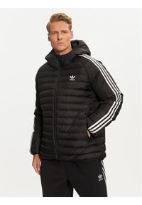 Adidas - adidas Kurtka puchowa IZ1842 Czarny Regular Fit. Kolor: czarny. Materiał: syntetyk