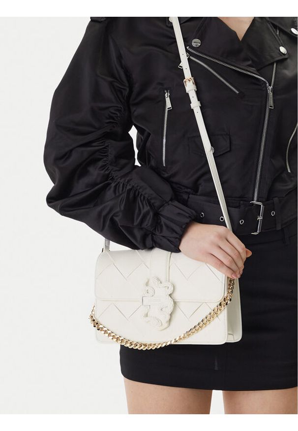 Just Cavalli Torebka 80RA4BM1 ZSD88 Biały. Kolor: biały. Materiał: skórzane