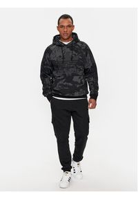 Adidas - adidas Bluza Camo IS2898 Czarny Regular Fit. Kolor: czarny. Materiał: bawełna, syntetyk