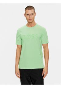 BOSS - Boss T-Shirt 50512866 Zielony Regular Fit. Kolor: zielony. Materiał: bawełna #1